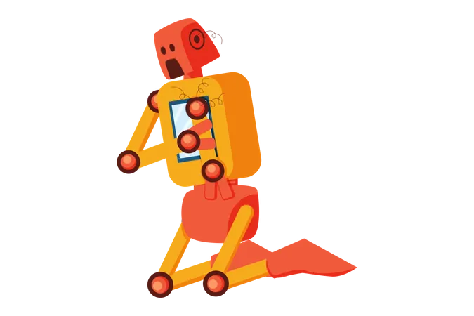 Bot reparieren  Illustration