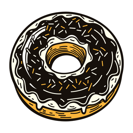 Donut  Illustration