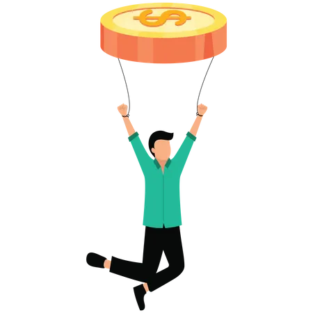 Being Controlled By Money  Illustration