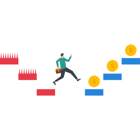 Being rich in Crypto trade  Illustration