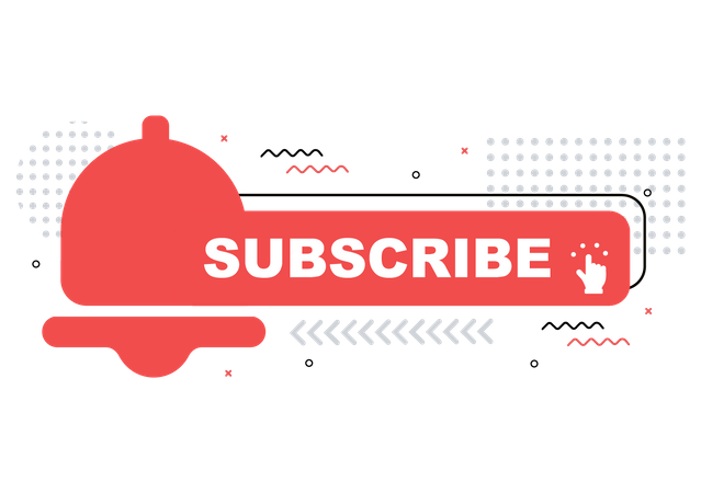 Bell Notification of subscribe Illustration