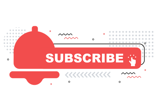 Bell Notification of subscribe  Illustration