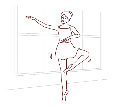 Belle dancer  Illustration