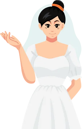 Belle mariée  Illustration