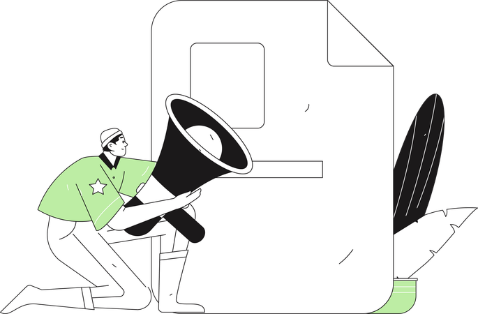 Benachrichtigungserinnerung  Illustration