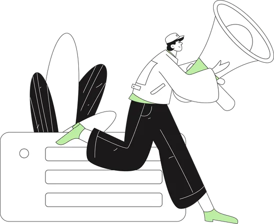 Benachrichtigungserinnerung  Illustration