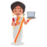 illustration for bengali woman