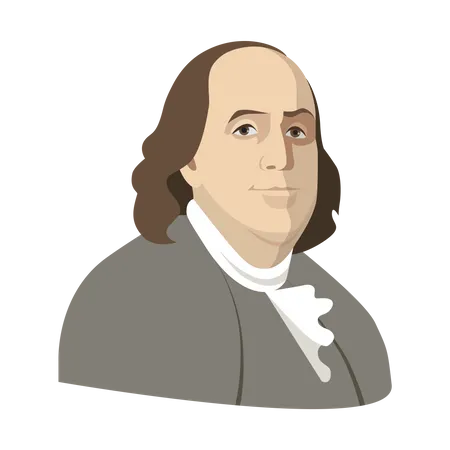 Benjamin Franklin  Ilustração