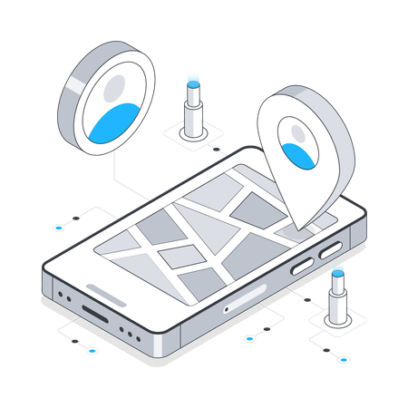 Benutzerstandort  Illustration