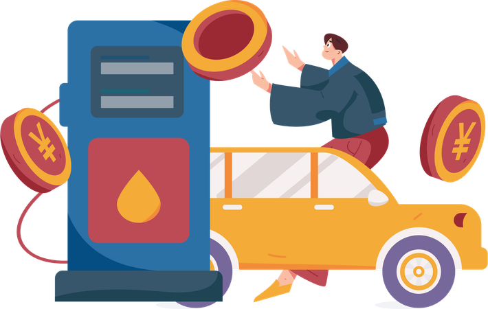 Benzinpumpe  Illustration