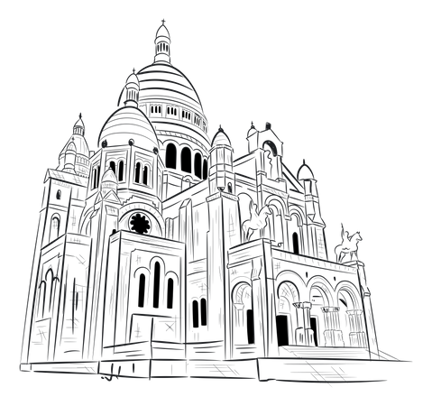 Berlin Cathedral Illustration
