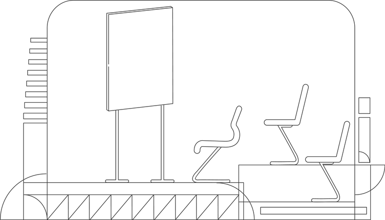 Besprechungszimmer  Illustration