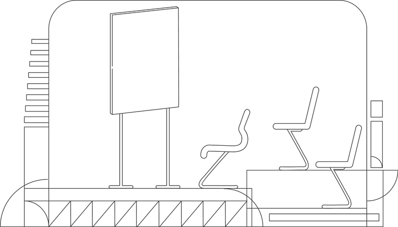 Besprechungszimmer  Illustration