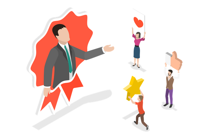 Best Candidate Reputation  Illustration