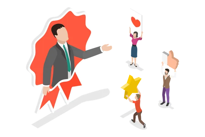 Best Candidate Reputation  Illustration