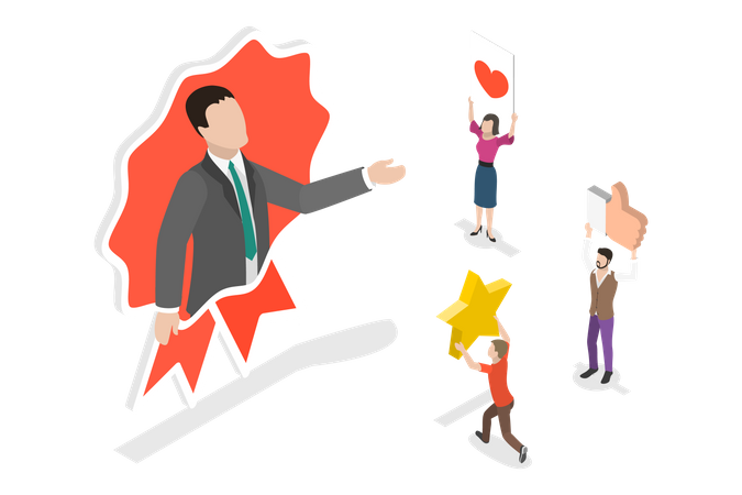 Best Candidate Reputation  Illustration