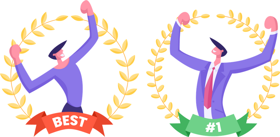 Best employee award  Illustration