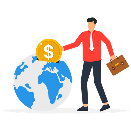 Best global business investment  Illustration