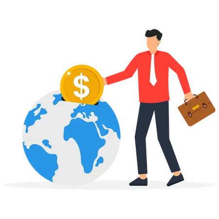 Best global business investment  Illustration