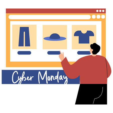 Best of Cyber Monday sale  Illustration