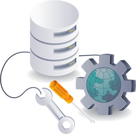 Best Practices für die Datenbankreparatur und Sicherheitswartung  Illustration