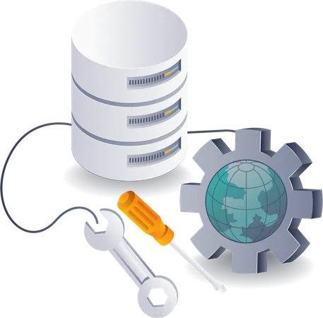 Best Practices für die Datenbankreparatur und Sicherheitswartung  Illustration