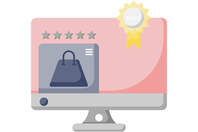 Best seller product rating  Illustration
