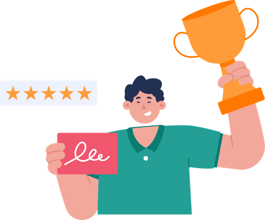 Best worker  Illustration