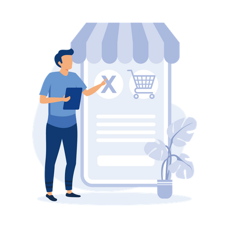 Bestellung storniert  Illustration