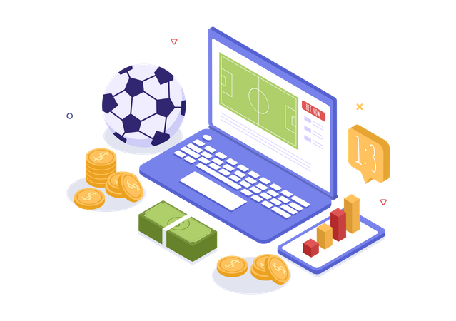 Betting website  Illustration