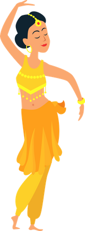 Danse bharatnatyam  Illustration