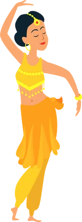 Bharatnatyam-Tanz  Illustration