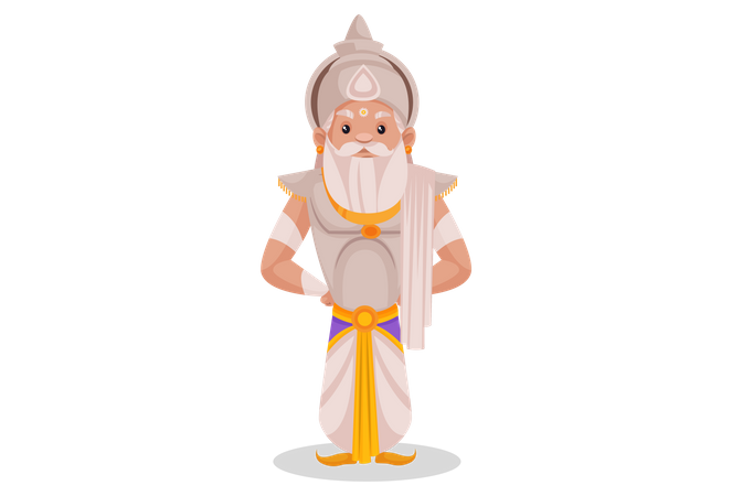 Bhishma Pitamaha  Illustration