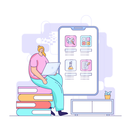 Biblioteca electrónica  Ilustración
