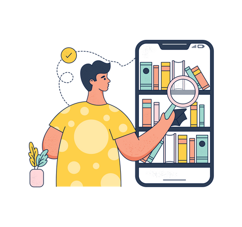 Biblioteca electrónica  Ilustración
