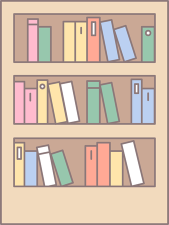 Bibliothek  Illustration