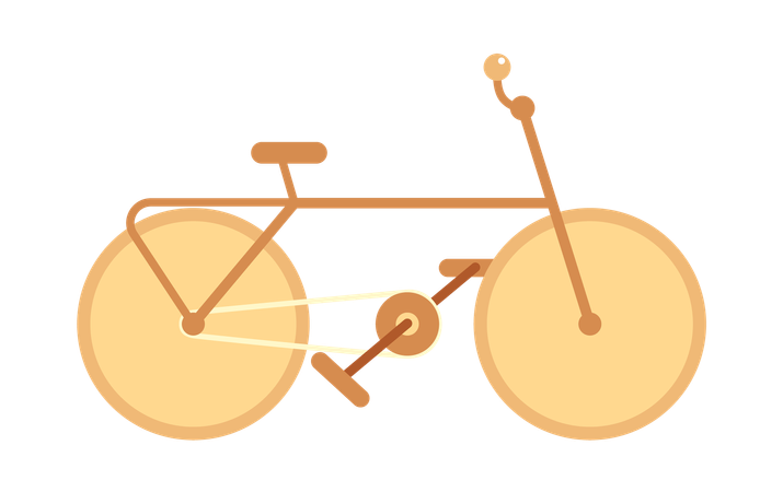 Bicicleta esportiva  Ilustração