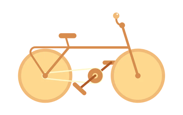 Bicicleta esportiva  Ilustração