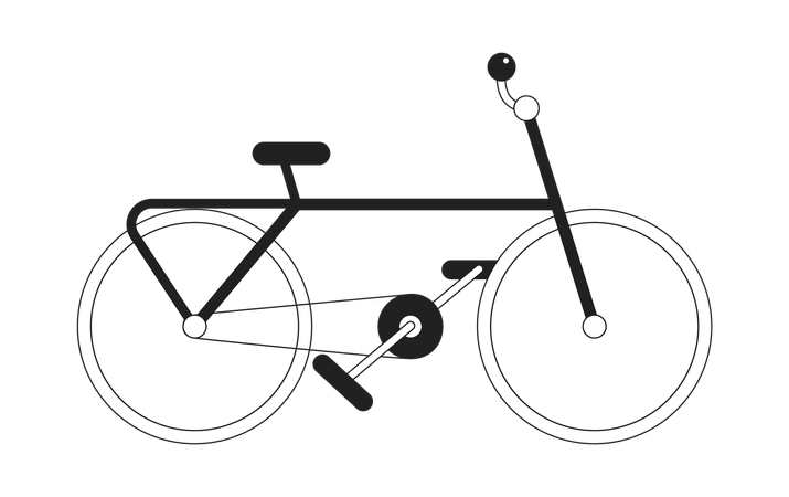 Bicicleta esportiva  Ilustração