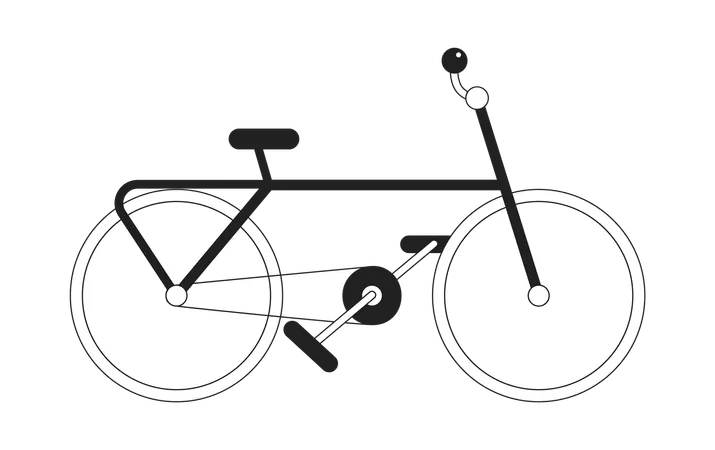 Bicicleta esportiva  Ilustração