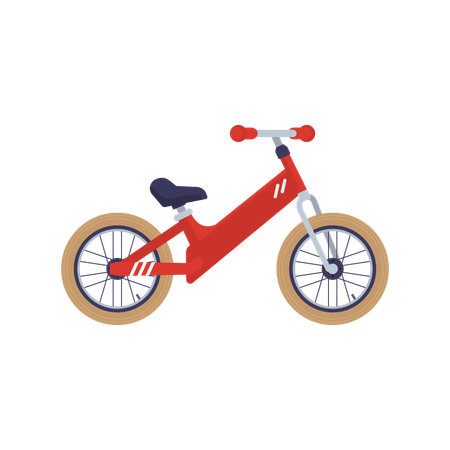 Bicicleta infantil  Illustration