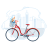 free bicycle illustrations