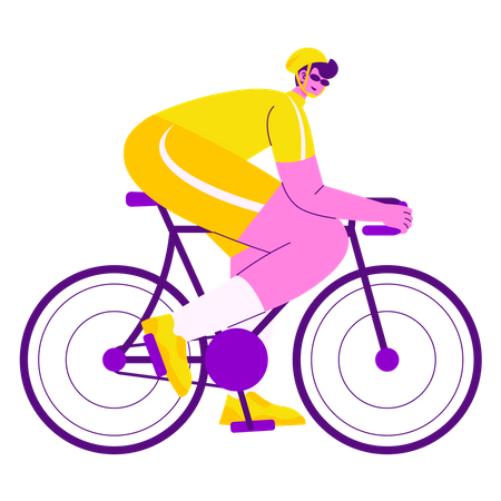 Bicycle race  Illustration