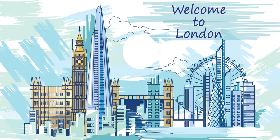 Bienvenido a Londres  Ilustración