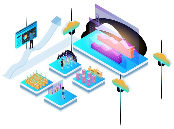 Big Data-Analyse  Illustration