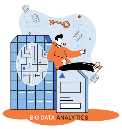 Big Data-Analyse  Illustration