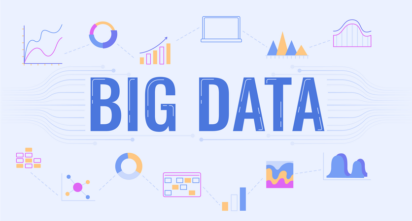 Big Data-Analyse  Illustration