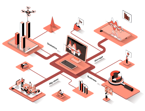 Big data analysis  Illustration
