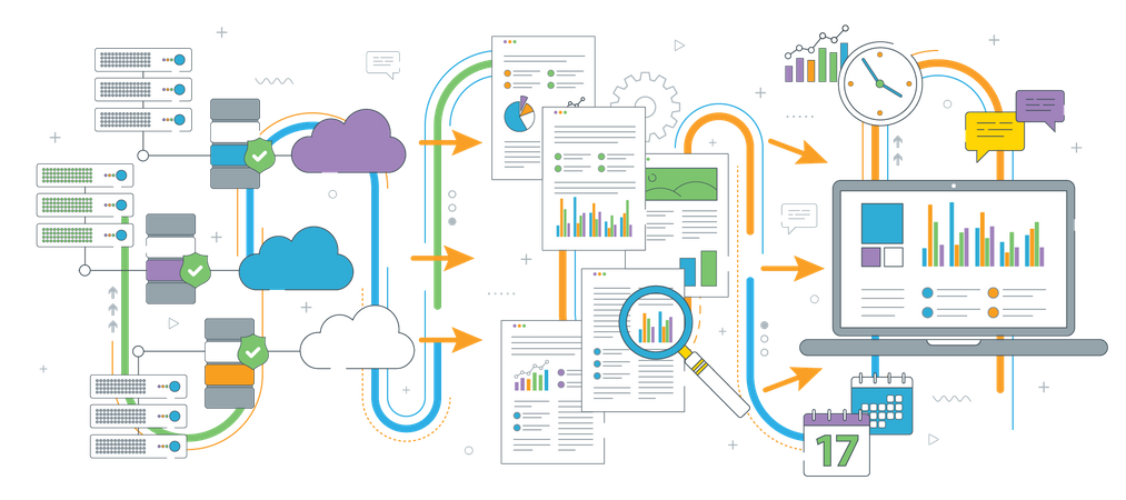 Big data analysis process  Illustration