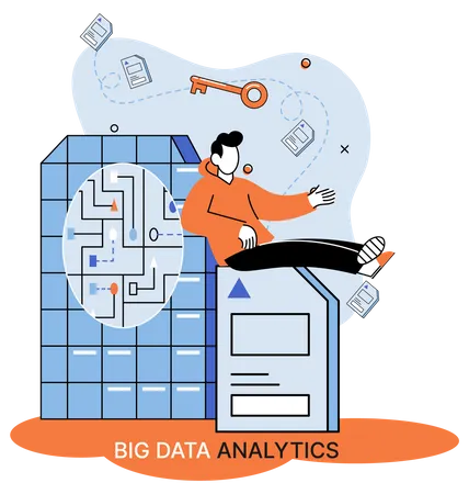 Big data analytics  Illustration